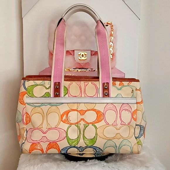 Coach Bag w/Wristlet EUC COA Authentic Large - Picture 4 of 16